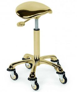 Фризьорски помощен стол "Eccentric Gold"