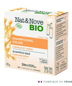 Nat&Nove BIO Твърд шампоан за коса и тяло 85 гр
